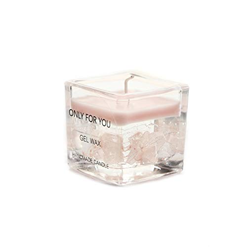 Hecha a Mano al por Mayor de Flores perfumadas Día En La Mini Vela Velas Fragancia Copa romántico Regalo Creativo del Recuerdo por la Madre (Color : White Square)