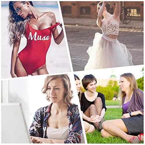 heekpek Cubierta de Pezón Pezoneras Adhesivas Invisibles de Silicona Reutilizables Sujetadores Adhesivos Invisibles Cubierta de Pezon Bra Lift