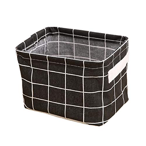 HEELPPO Cesta almacenaje baño Cesta de almacenaje Cesta de Almacenamiento Mesa Auxiliar Cesta de Almacenamiento Plaza de cestas de Almacenamiento de Black