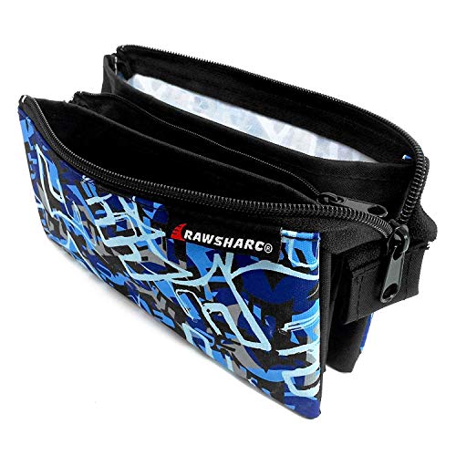 Helix - Rawsharc Urban Canvas Estuche - Tres Bolsillos - Camuflaje Azul