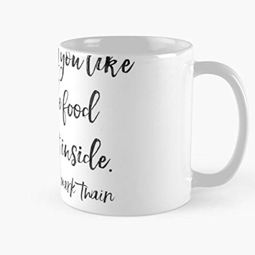 hellofresh Well Send Often Travel Pizzeria Green Eat Best Mug Tiene 11oz de Mano Hechas de cerámica de mármol Blanco