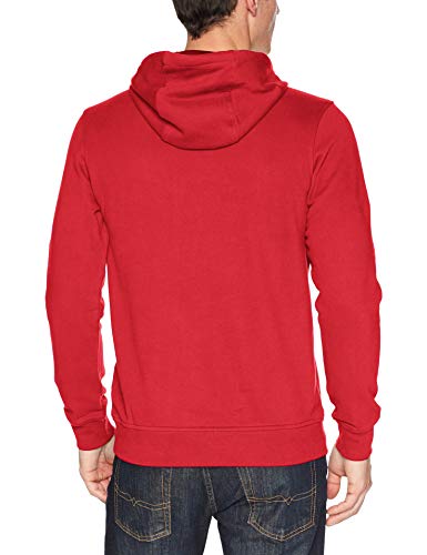 Helly Hansen Logo Hoodie Sudadera con Capucha, Hombre, Rojo Flag, L
