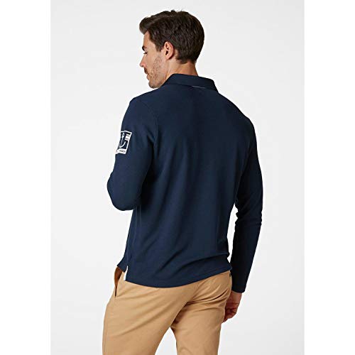 Helly Hansen Skagen Quickdry Rugger Camisera Manga Larga, Hombre, Navy, S