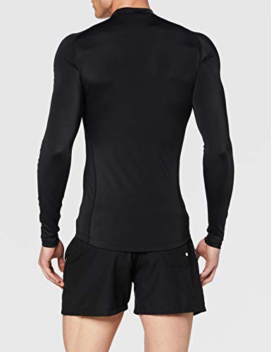 Helly Hansen Waterwear Rashguard Camiseta de Neopreno, Hombre, Black, L