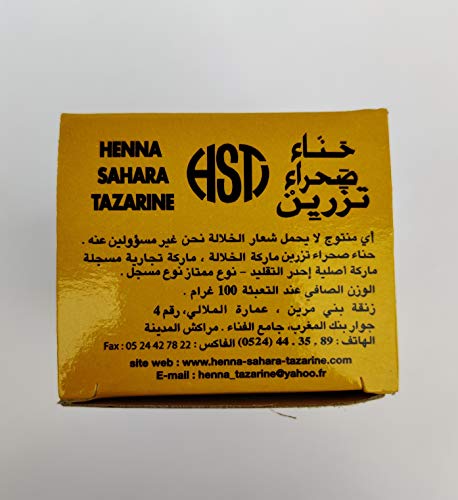 Henna Sahara Tazarine 100gr - henne natural