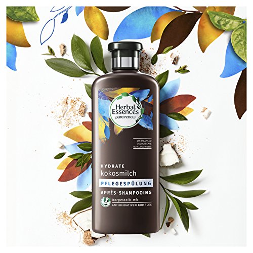 Herbal Essences Pure: Renew Coco Leche Cuidado cisterna, Hydrate, 400 ml