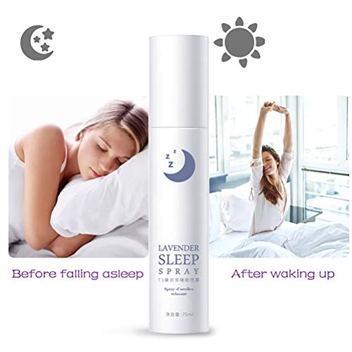 HEREB lavanda profundo sueño spray calma profundo sueño niebla almohada spray lavanda aceites esenciales insomnio terapia ayuda para dormir