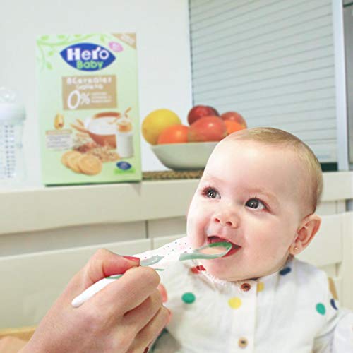 Hero Baby - Papilla de 8 Cereales sin Azúcares Añadidos, para Bebés a Partir de los 6 Meses - Pack de 3 x 820 g