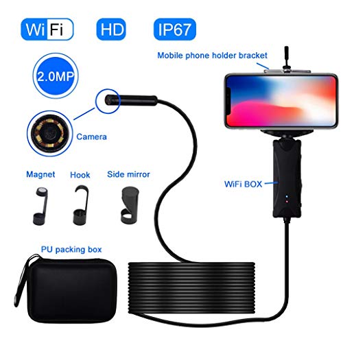 Herramienta De Limpieza Nasal Para Orejas Cuchara Para El Oído Con Cámara De Alta Definición Conexión WIFI Computadora Móvil Multifunción
