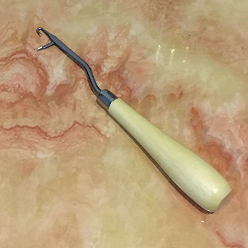 Herramienta para realizar manualidades, marca Umsole, ganchillo de 6,5 pulgadas de madera para hacer alfombras y manualidades, 3 unidades