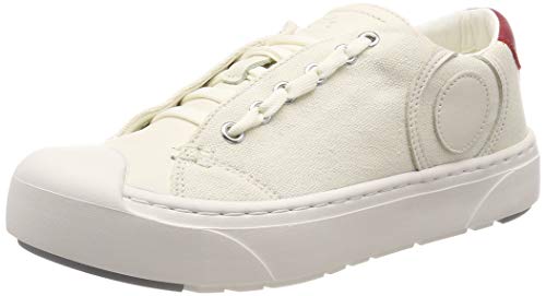 heybrid Sneaker mit Patch, Zapatillas para Mujer, Blanco (Natur 5103022), 38 EU