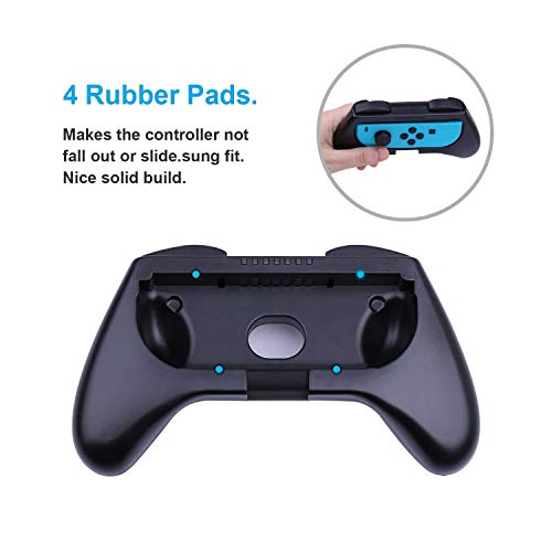 HEYSTOP Nintendo Switch Joy-con Grips (3 Piezas), Mando Joycon Grip Kit, Funda Protector Handle Kits para Mandos JoyCon Set de Nintendo Switch Controller