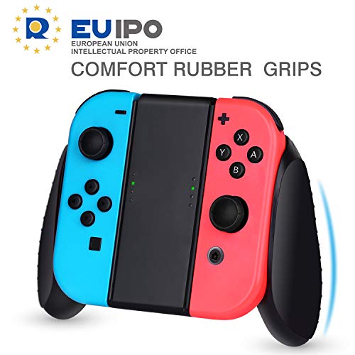 HEYSTOP Nintendo Switch Joy-con Grips (3 Piezas), Mando Joycon Grip Kit, Funda Protector Handle Kits para Mandos JoyCon Set de Nintendo Switch Controller