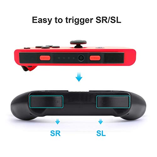 HEYSTOP Nintendo Switch Joy-con Grips (3 Piezas), Mando Joycon Grip Kit, Funda Protector Handle Kits para Mandos JoyCon Set de Nintendo Switch Controller