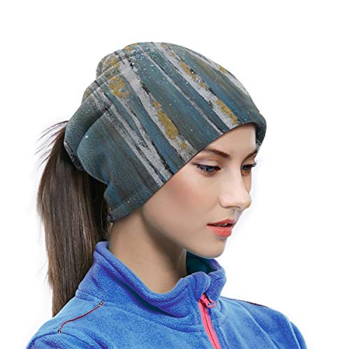 hfdff Máscara facial de pasamontañas con paisaje de bosque de árbol azul, protector de boca de moda para adultos unisex ligero, paño reutilizable y lavable