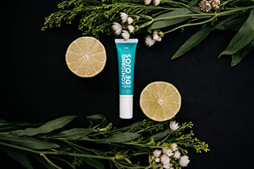 HI - Hi Antiage - Contorno de Ojos - Contorno de Ojos Antiarrugas para Mujer con Q10 y Ácido Hialurónico que Reduce las Arrugas, Bolsas y Ojeras - 15ml