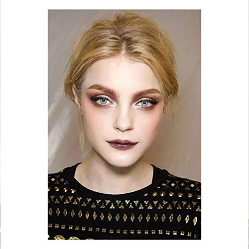 Hilai Cosmetic - Paleta de maquillaje de sombra de ojos mate con 40 colores + juego de brochas + cepillo inferior de cola de pez (A)