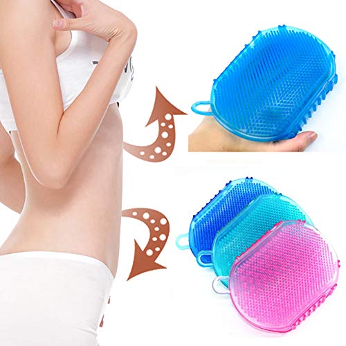 Hilai De Silicona Guante del Masaje Smooth Adelgazante anticelulitis Masaje Cepillo de baño Guante del Masaje del Massager 1pc Relajación