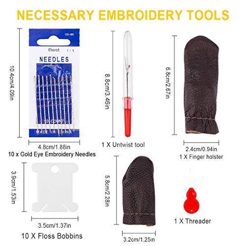 Hilos Punto de Cruz zedela, hilos para hacer pulseras, Hilo de bordar 100 Colores, punto de cruz kits, Algodón 100%