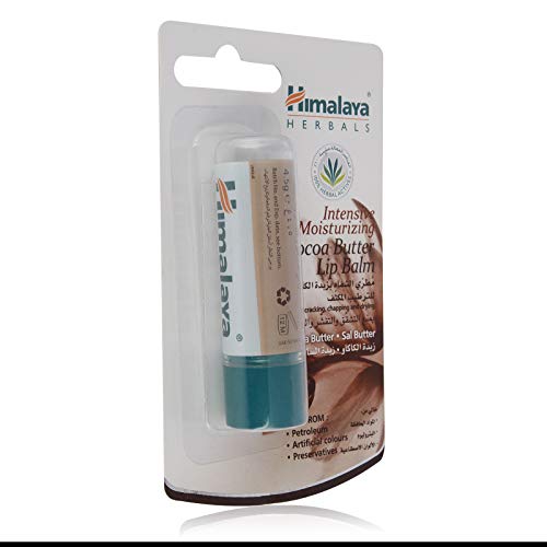 Himalaya Herbal Intensive Moisturizing Cocoa Butter Lip Balm For Cracked Chapped & Dry Lips