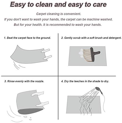 Hisunny Alfombras Dormitorio 180x200cm Alfombras Online Elegante De Pelo Largo Varias Dimensiones para el salón, Comedor, Pasillo y habitación Infantil