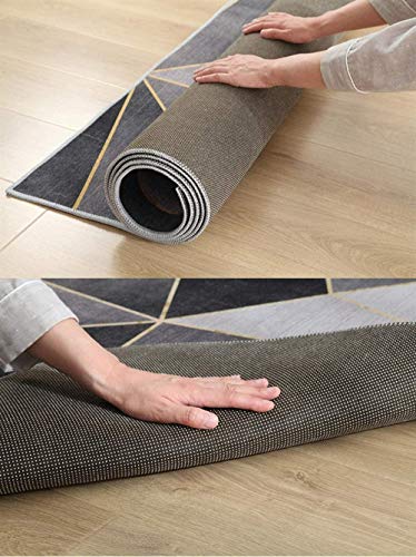 Hisunny Alfombras Dormitorio 180x200cm Alfombras Online Elegante De Pelo Largo Varias Dimensiones para el salón, Comedor, Pasillo y habitación Infantil