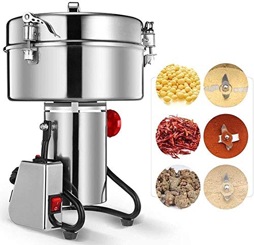 HIZLJJ Frijoles eléctrica Molino de Polvo Máquina café de la Hierba de Cereales Molino superfino Polvo Máquina 220V