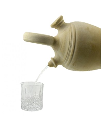 Hogar y Mas Set Planta y Botijo Dispensador de Agua H2O 2 litros Aprox. Artesanal Hecho en España 100%