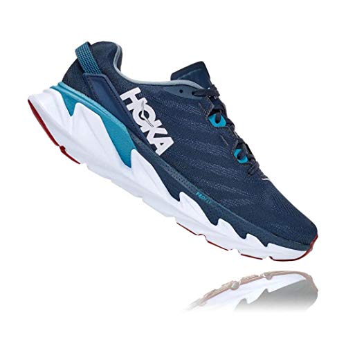 HOKA ONE ONE UNE Elevon 2 - Zapatillas de correr para hombre, Azul (Océano iluminado por la Luna/Luna Azul), 45 EU