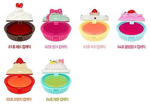 Holika Holika - Bálsamo labial fresa (Red Cupcake) - 1 unidad