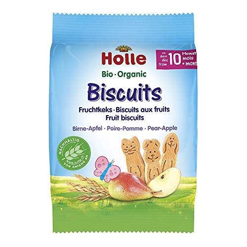 Holle Bio Galletas Manzana Y Pêra 10m+ 5x25g