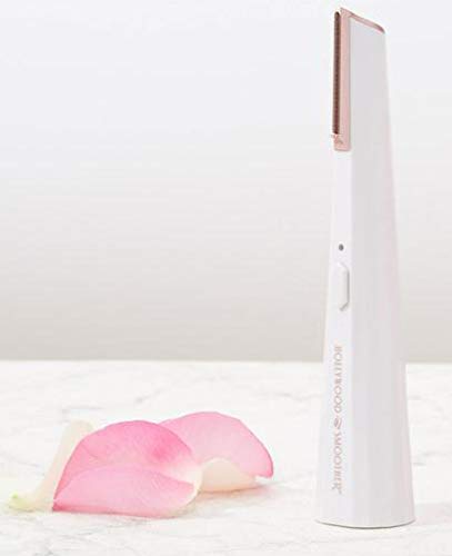 Hollywood Browzer Maquinillas de afeitar dermaplaning sónico más suave, dispositivo de depilación y exfoliación/dermaplaning 2 en 1 Blanco