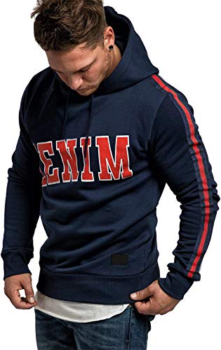 Hombre Sudadera con Capucha Deportiva Manga Larga Hoodie Casual Camisa de Entrenamiento