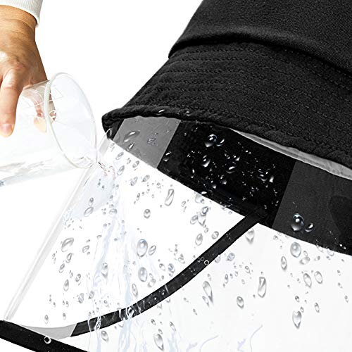Homealexa Sombrero de Protección, Gorra anti-UV, con Protección transparente para Visera para Niños para Vacaciones, Pesca, Viajes, Playa