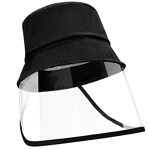 Homealexa Sombrero de Protección, Gorra anti-UV, con Protección transparente para Visera para Niños para Vacaciones, Pesca, Viajes, Playa