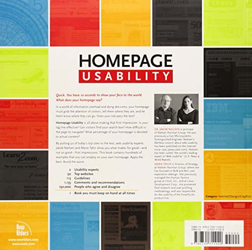 Homepage Usability: 50 Websites Deconstructed: Real World Usability Deconstructed (Voices That Matter)