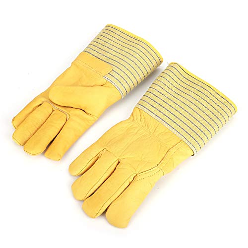 Hopcd Guantes criogénicos, -180 ℃ a -250 ℃ Guantes Impermeables de protección de Manos con nitrógeno líquido para Trabajo de Seguridad congelado, a Prueba de Viento, Manguito Largo, Unisex