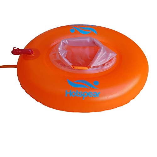 Hotspear Boya De Natación para Aguas Abiertas con Bolsa Estanca Forma Donut, con Dos Cámaras de Aire Acceso ininterrumpido Swimming Dry Bag Buoy