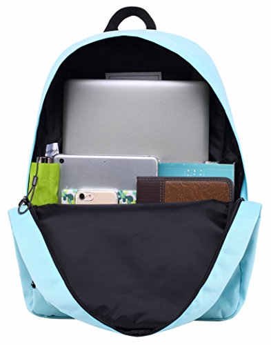 Hotstyle SIMPLAY Mochila Escolar Clásico, 44x30x12,5cm, Cian Claro