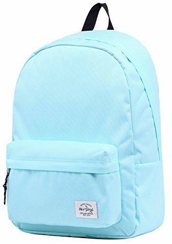 Hotstyle SIMPLAY Mochila Escolar Clásico, 44x30x12,5cm, Cian Claro