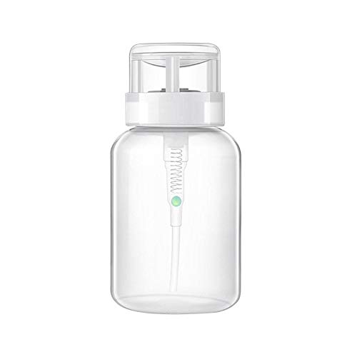 Househome 200 ML Mode portátil Touch Bomba, Bomba de removedor de Esmalte de uñas, Botella de plástico vacío de dispensador, Recipiente de cosmética de Botella vacío