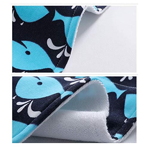 Httzhongchuang Toalla de HIPO de algodón para bebés, Toalla de Lactancia Impermeable de Tres Capas, Almohadilla de Saliva para bebés, Ciervos