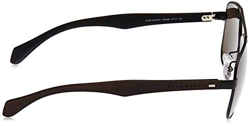 Hugo Boss Boss 0816/F/S NR RBR Gafas de sol, Negro (Mtblk Dkbrwn/Brw Grey), 61 Unisex-Adulto