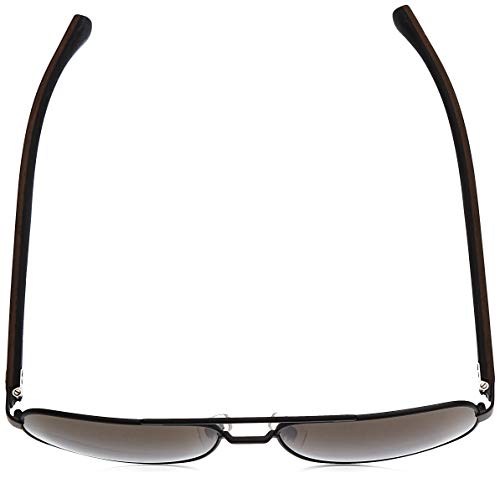 Hugo Boss Boss 0816/F/S NR RBR Gafas de sol, Negro (Mtblk Dkbrwn/Brw Grey), 61 Unisex-Adulto