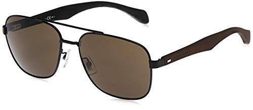 Hugo Boss Boss 0816/F/S NR RBR Gafas de sol, Negro (Mtblk Dkbrwn/Brw Grey), 61 Unisex-Adulto