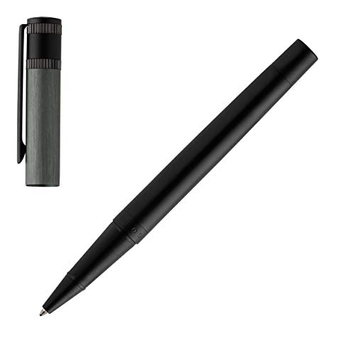Hugo Boss Explore Brushd - Juego de bolígrafo y bolígrafo de tinta líquida en estuche regalo, color gris