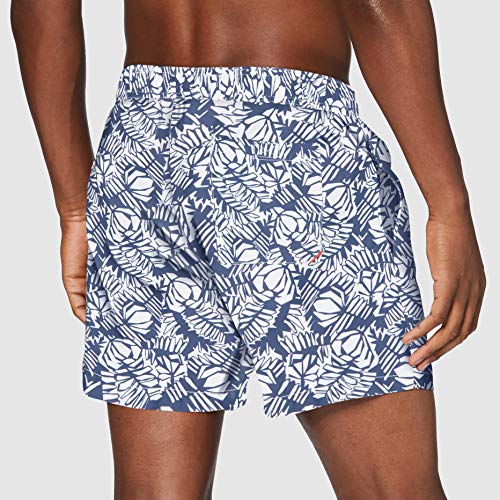 Hugo Boss Hawaii Pantalones Cortos, Azul (Dark Blue 405), XL para Hombre