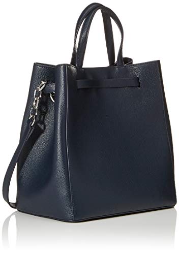 HUGO - Victoria Drawstring, Bolsos bandolera Mujer, Azul (Night Blue), 14x26x23 cm (B x H T)