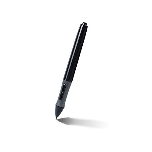 HUION P68 - L¨¢PIZ Digital para Tableta gr¨¢fica (Funciona con Pilas, inal¨¢mbrico), Color Negro