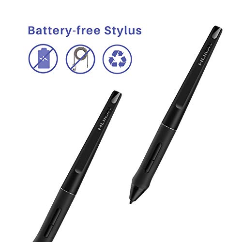 HUION PW500 Lápiz Óptico Sin Batería Tableta gráfica de 8192 Niveles Lápiz Digital Compatible con Q11K V2, WH1409 V2, HS611, Q620M, KAMVAS GT 191 V2, Pro 20, Pro 22, Pro 22 2019